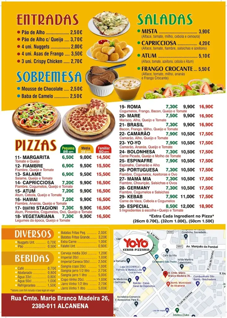 Menu_Yo-Yo kebab Pizzaria Alcanena_Alcanena_image_1