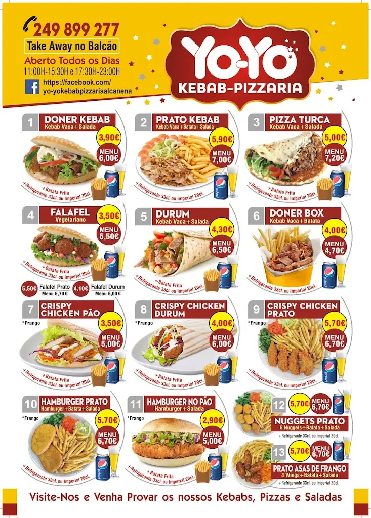 Menu_Yo-Yo kebab Pizzaria Alcanena_Alcanena_image_2