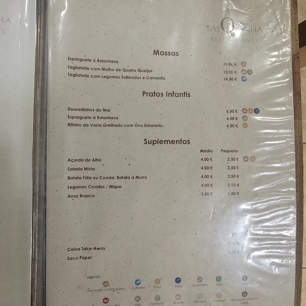 Menu_Restaurante A Tasquinha_Fátima_immagine_4