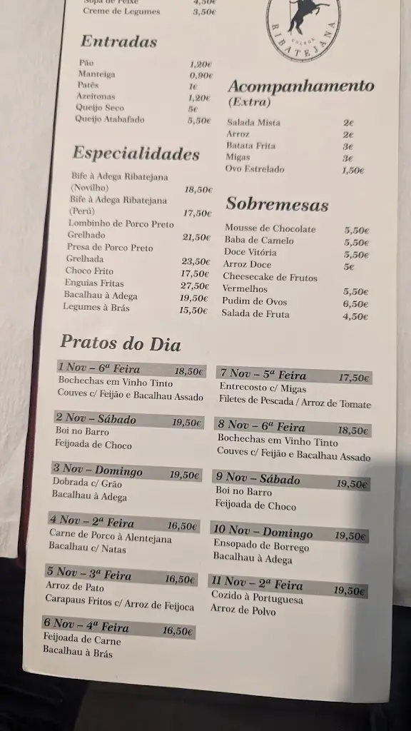 Menu_Adega Ribatejana_Azinhaga_immagine_1