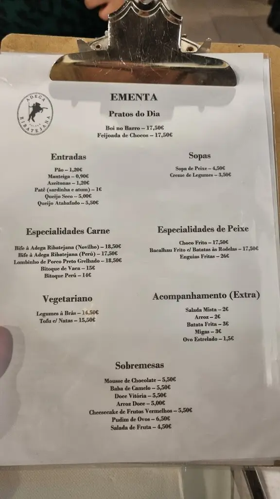 Menu_Adega Ribatejana_Azinhaga_immagine_2