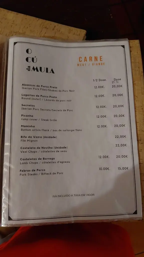 Menu_Typical Winery Ass of the Mule_Azinhaga_imagen_3