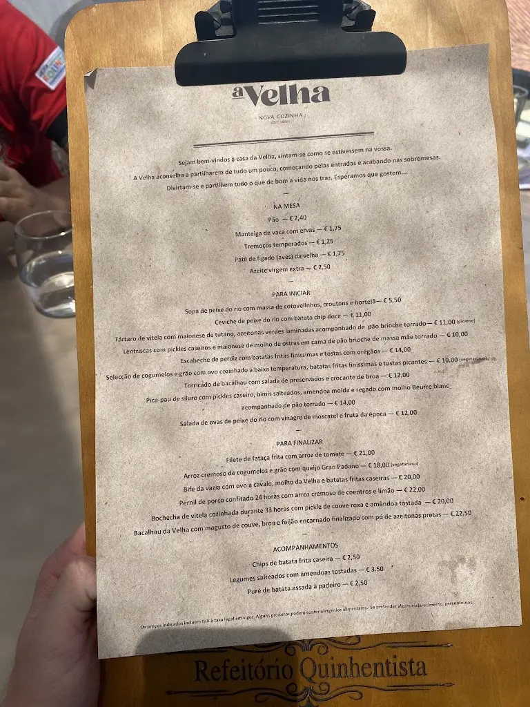 Menu_A Velha_Abrantes_imagen_1