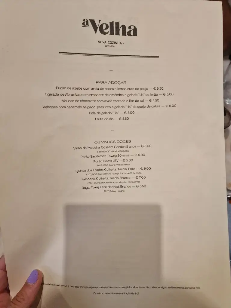 Menu_A Velha_Abrantes_imagen_4