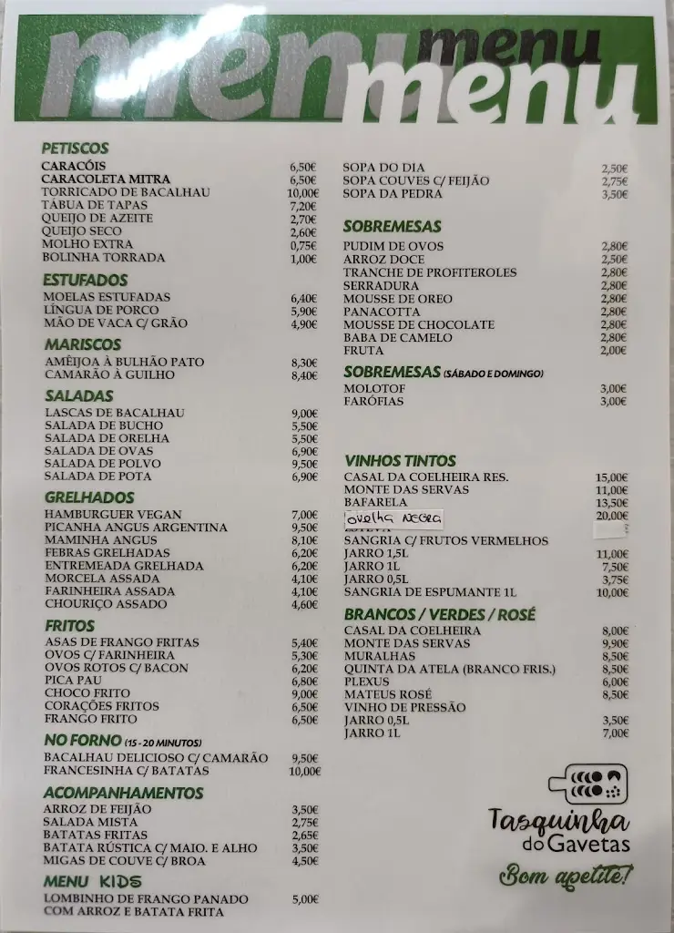 Menu_A Tasquinha do Gavetas_Abrantes_immagine_4