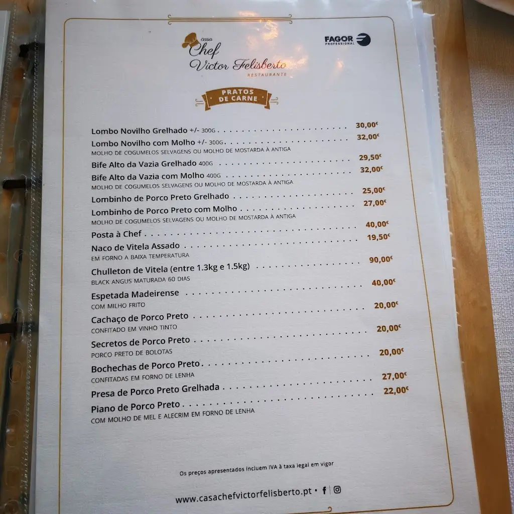 Menu_Restaurante Casa Chef Victor Felisberto_Abrantes_immagine_2
