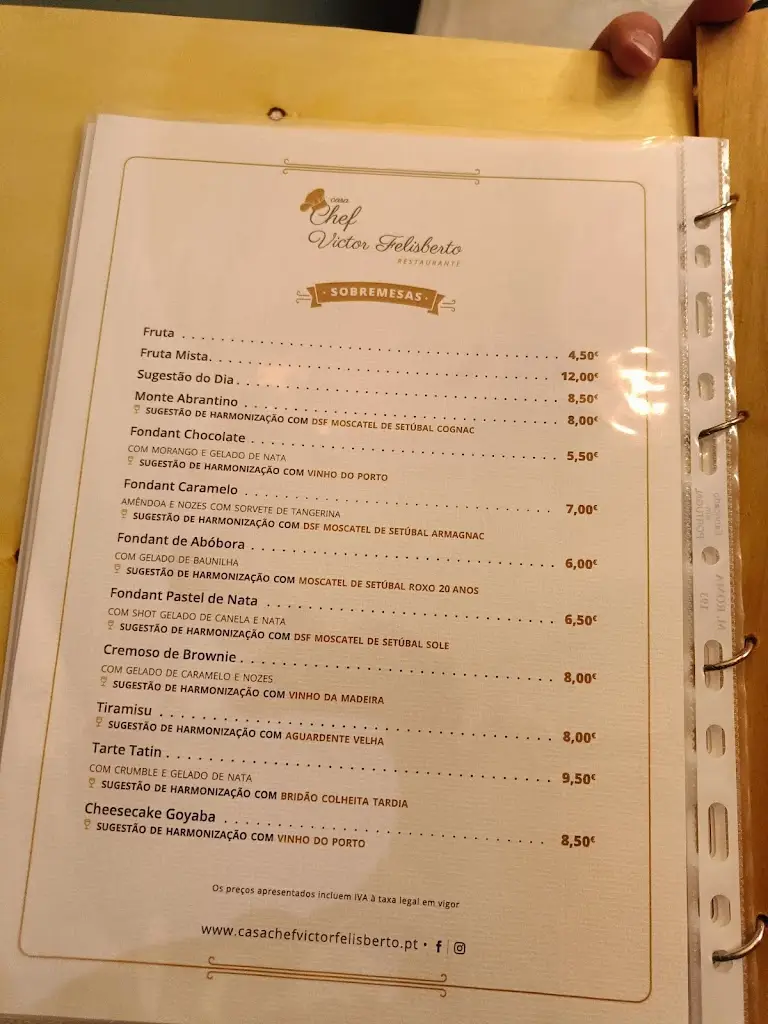 Menu_Restaurante Casa Chef Victor Felisberto_Abrantes_immagine_4