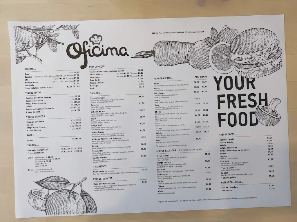 Menu_Oficina dos Sabores_Abrantes_immagine_1