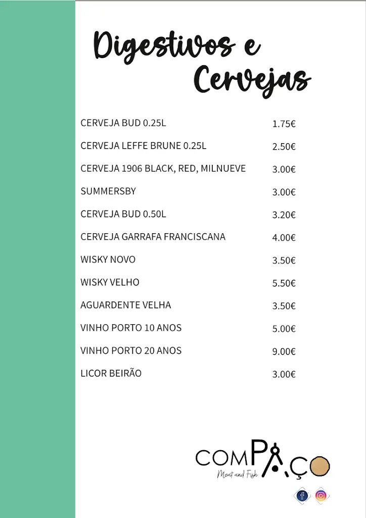 Menu_Restaurante Compaço_Paços de Brandão_immagine_2