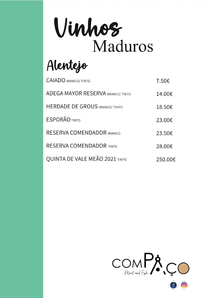 Menu_Restaurante Compaço_Paços de Brandão_immagine_4