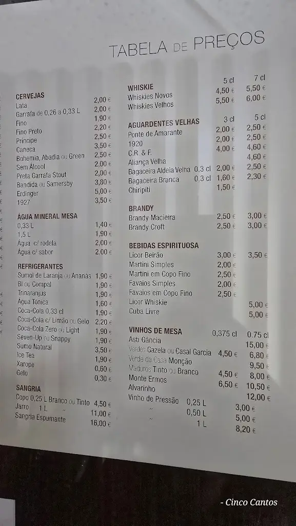 Menu_Café Hamburgo_Vilar do Paraíso_immagine_1