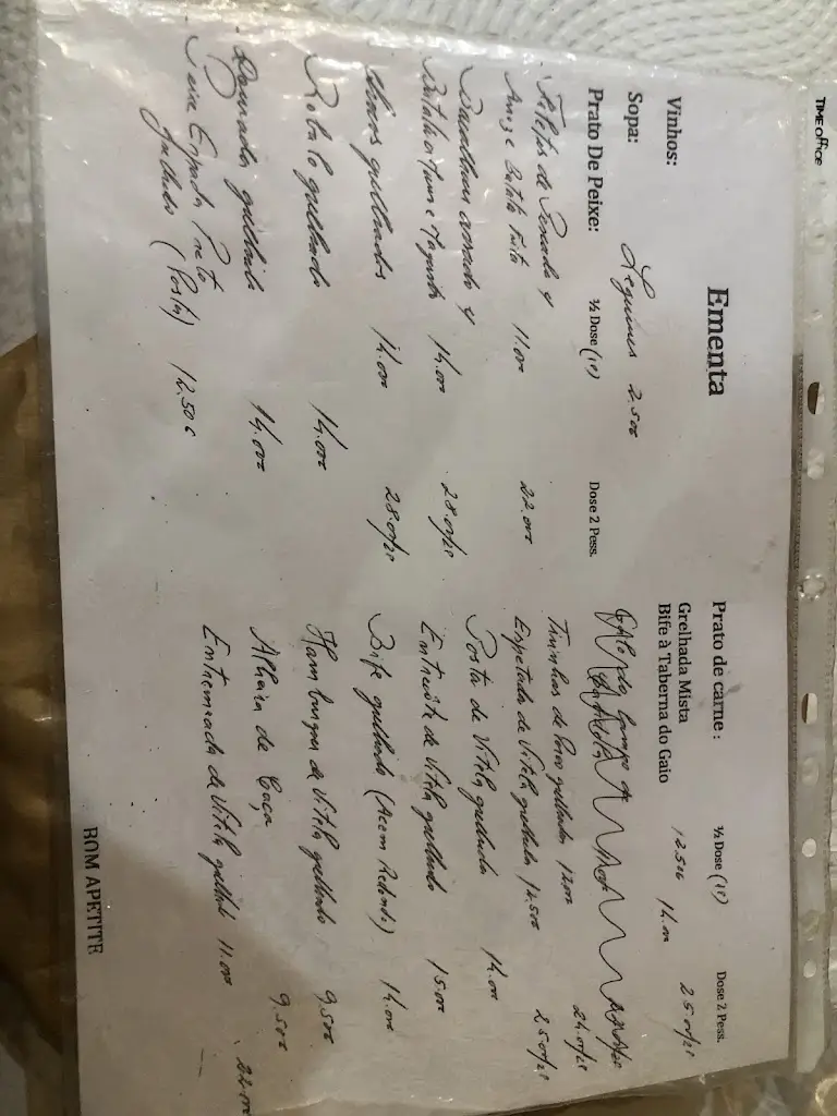 Menu_Taberna do Gaio_Cartaxo_immagine_1