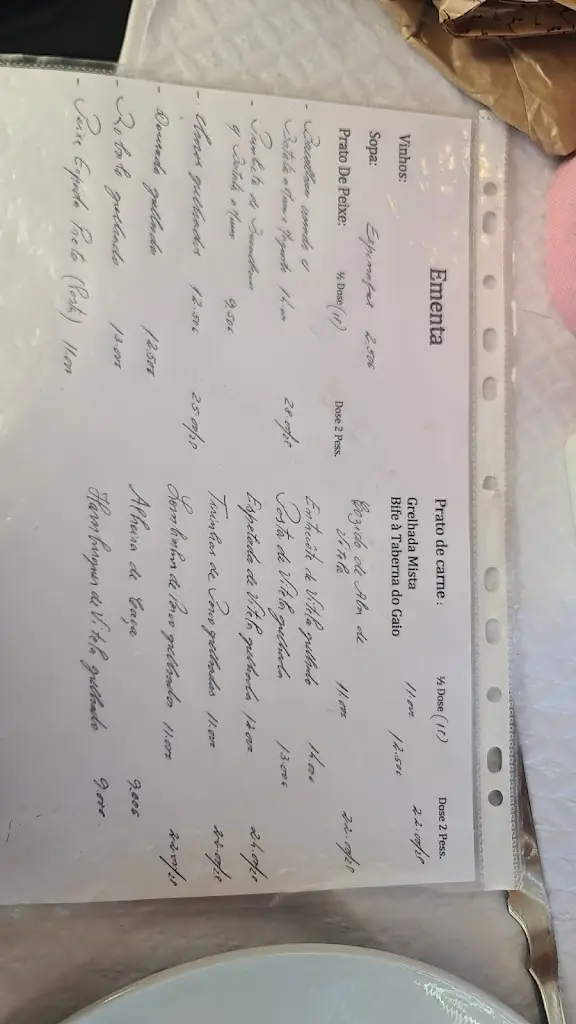 Menu_Taberna do Gaio_Cartaxo_immagine_2