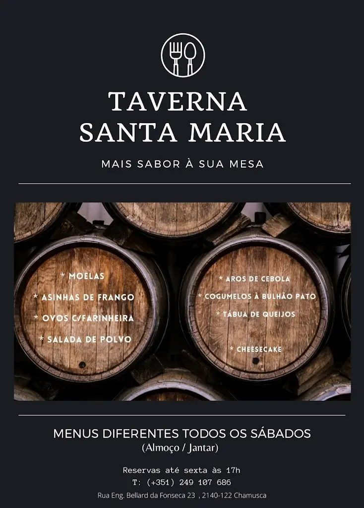 Menu_Taverna Santa Maria_Chamusca_immagine_1