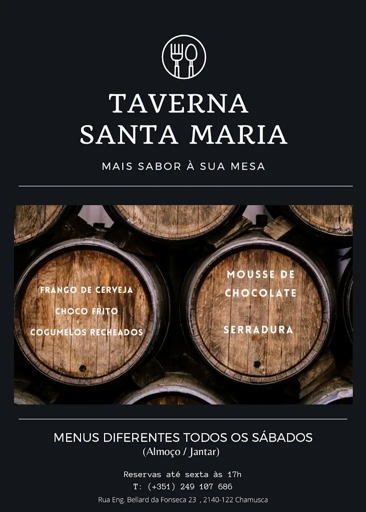 Menu_Taverna Santa Maria_Chamusca_immagine_2
