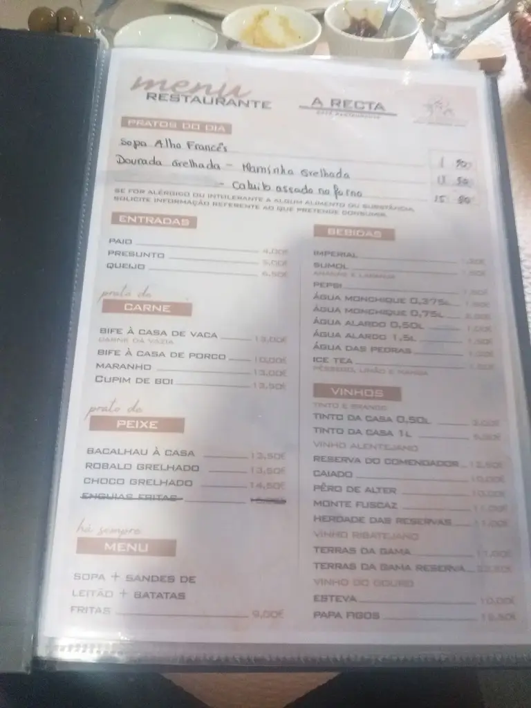 Menu_Restaurante a Reta_Mação_immagine_2