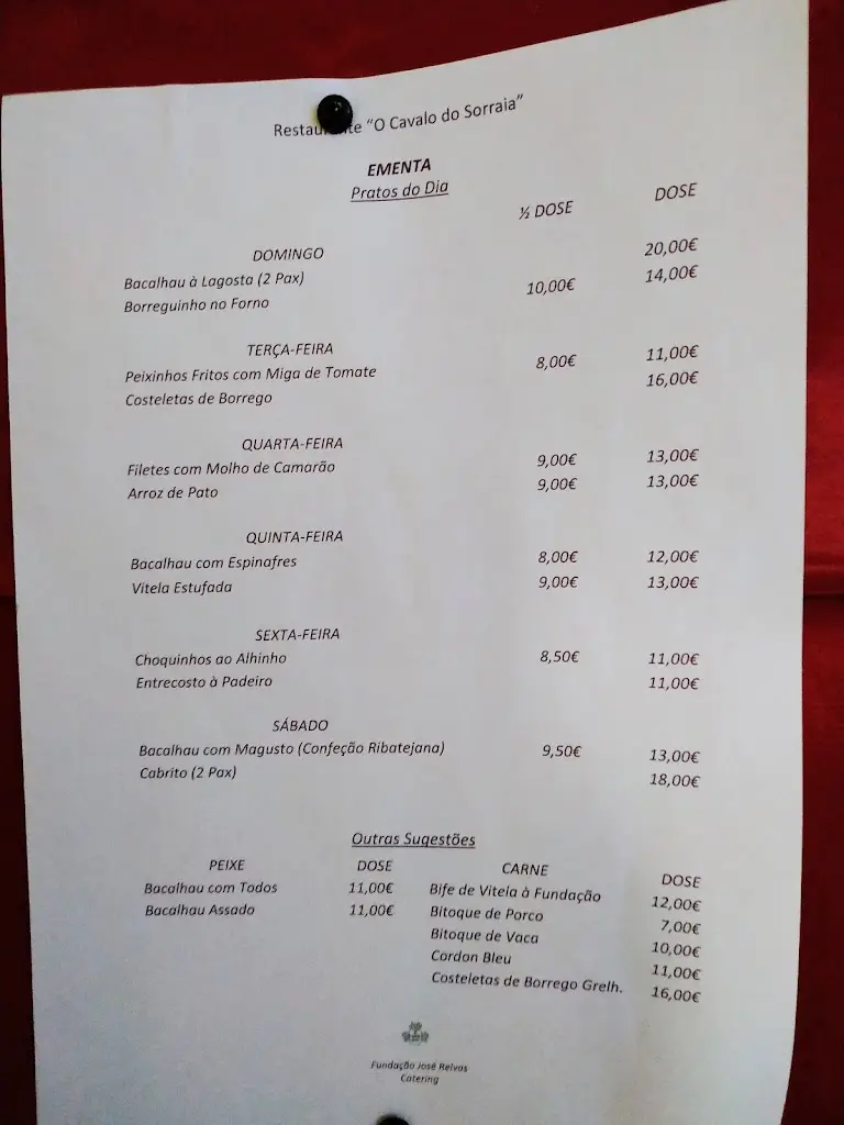 Menu_O Cavalo do Sorraia_Alpiarça_immagine_1