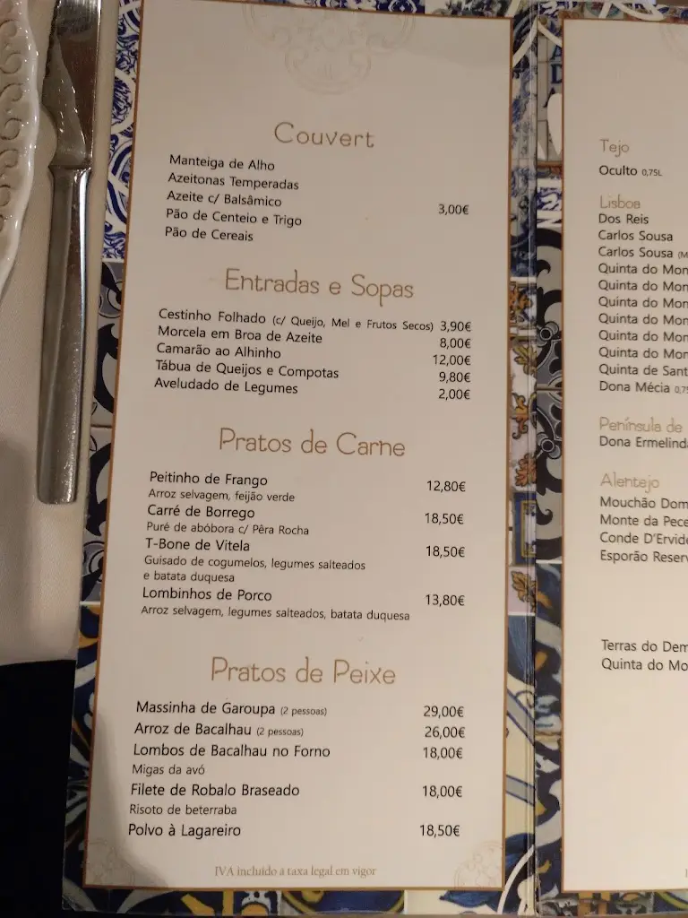 Menu_Casa do Castelo_Ourém_immagine_3