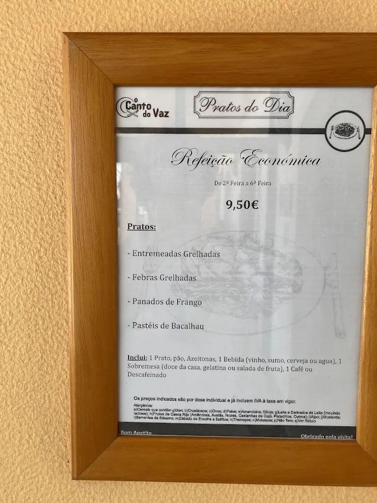 Menü_O Canto do Vaz_Marinhais_Bild_2