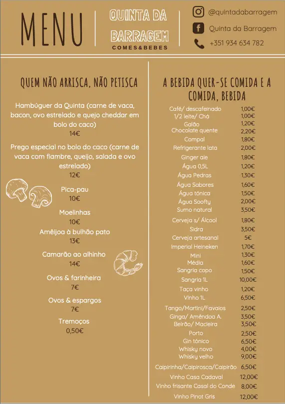 Menu_Quinta da Barragem_Marinhais_immagine_2