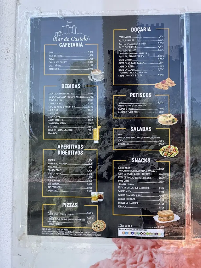 Menu_Bar do Castelo_Praia do Ribatejo_image_1