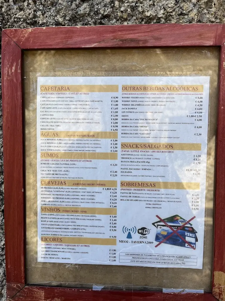 Menu_Taverna Lusitana_Monsanto_immagine_2
