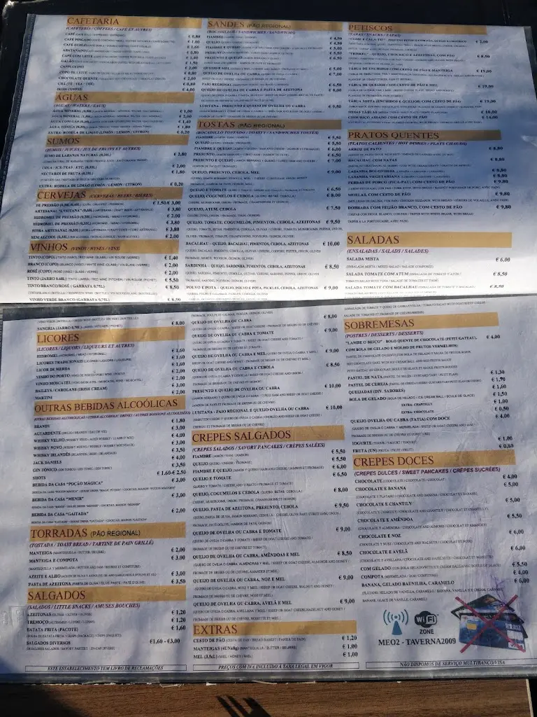 Menu_Taverna Lusitana_Monsanto_immagine_3