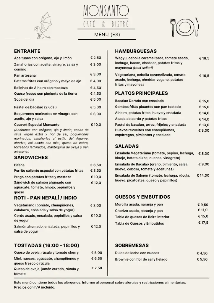 Menu_Monsanto Café e Bistro_Monsanto_immagine_1