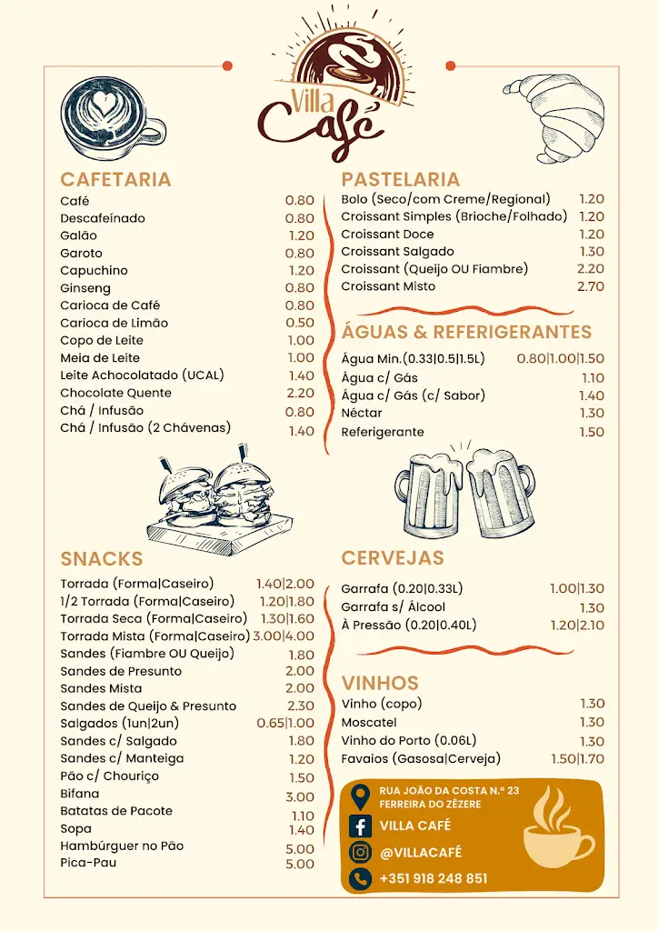 Menu_VILLA CAFÉ_Ferreira do Zêzere_immagine_1