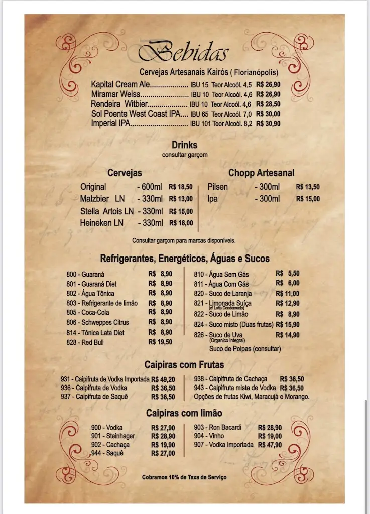 Menu_Pastelaria Ponte do Zêzere_Ferreira do Zêzere_immagine_1