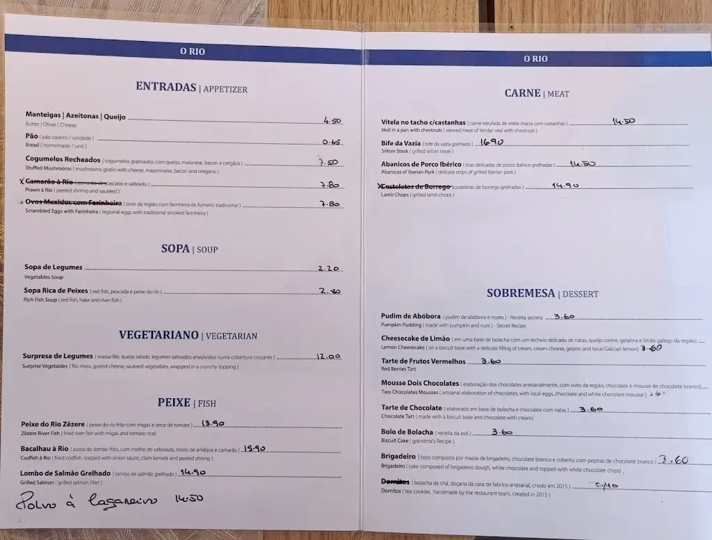 Menu_O Rio_Ferreira do Zêzere_immagine_1