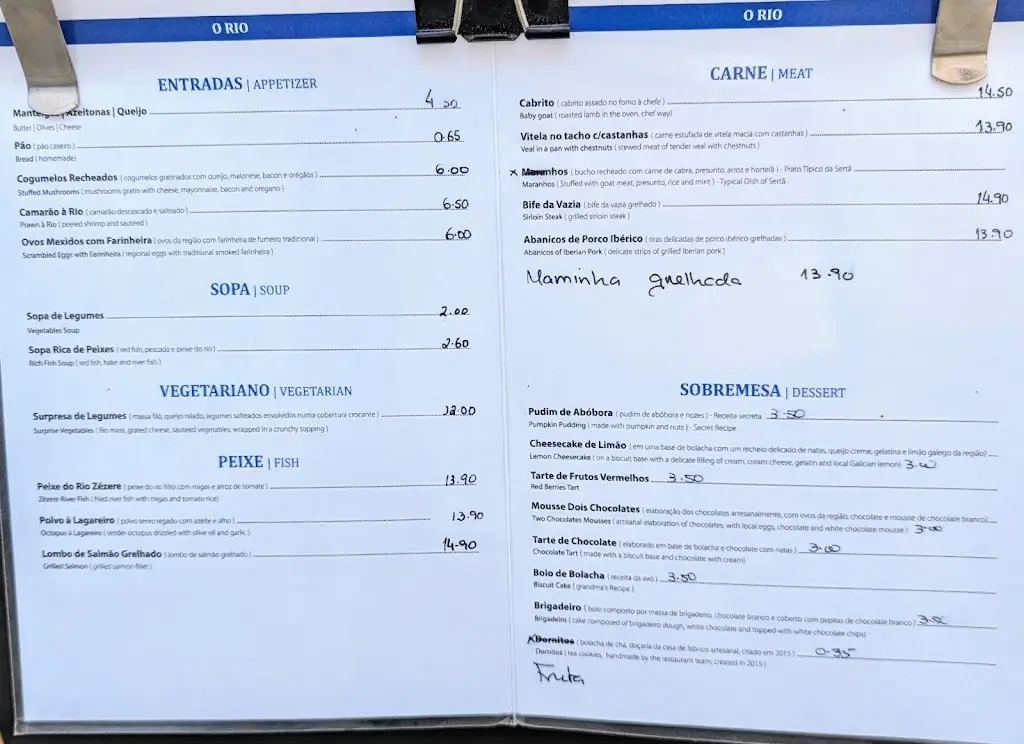 Menu_O Rio_Ferreira do Zêzere_immagine_2