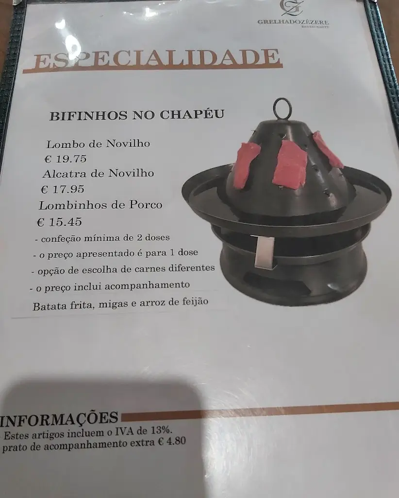 Menu_A Grelha do Zêzere_Ferreira do Zêzere_imagen_2