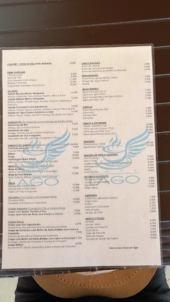 Menu_Café do Lago_Ferreira do Zêzere_immagine_1