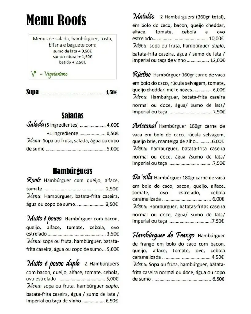 Menu_Roots_Salvaterra de Magos_immagine_1