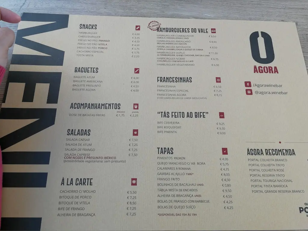 Menu_Ágora - Wine Bar_Macieira de Cambra_image_3
