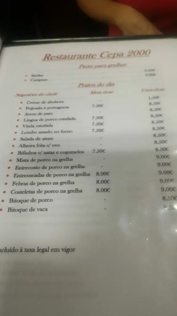 Menu_A Cepa 2000_Poceirão_immagine_1