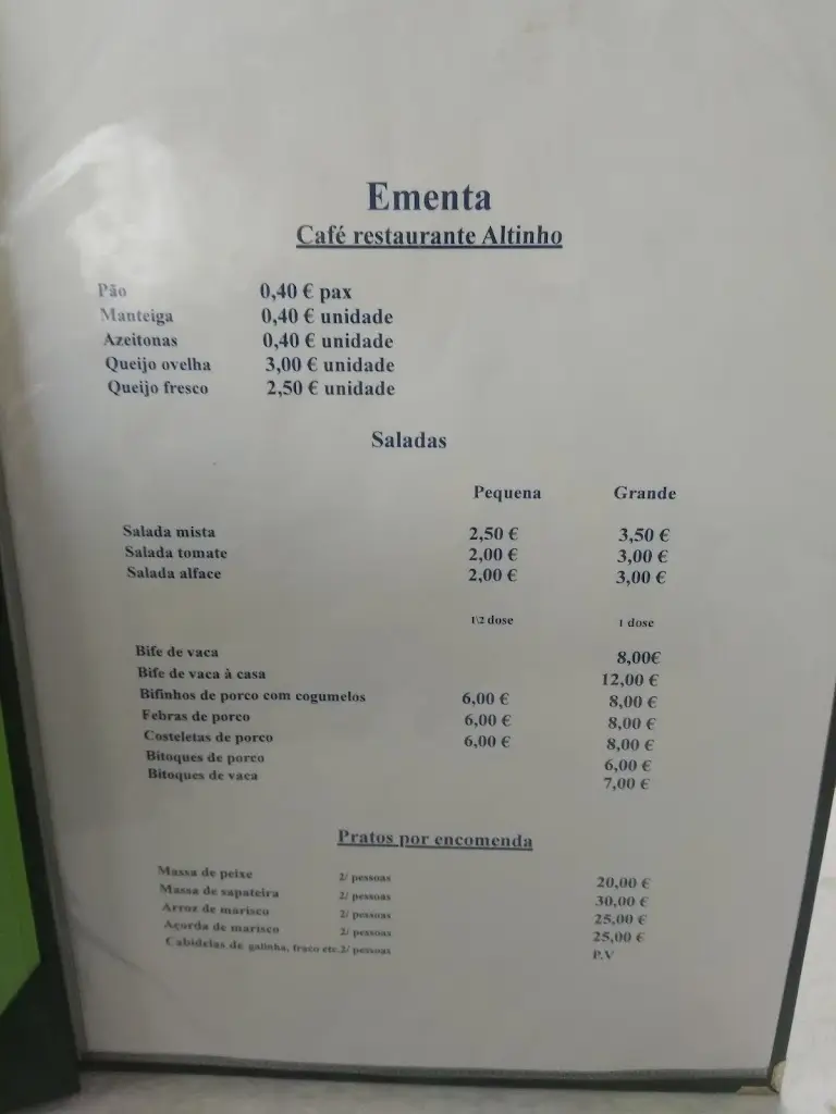 Menu_Café Restaurante Altinho_Poceirão_immagine_1