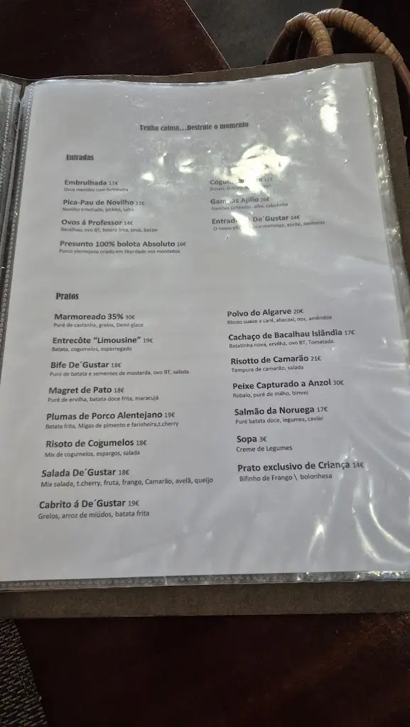 Menu_De'Gustar Restaurante Mixology Cocktail Bar_Torres Novas_immagine_3