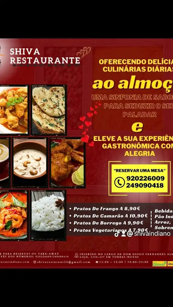 Menu_Shiva Restaurant Indiano- Torres Novas restaurante indiano_Torres Novas_image_2