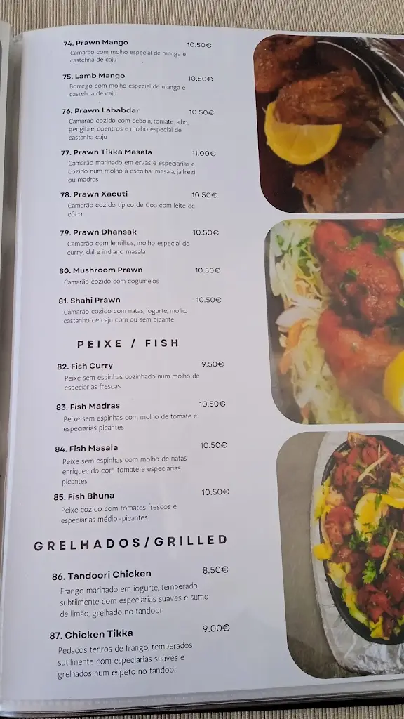 Menu_Shiva Restaurant Indiano- Torres Novas restaurante indiano_Torres Novas_image_3