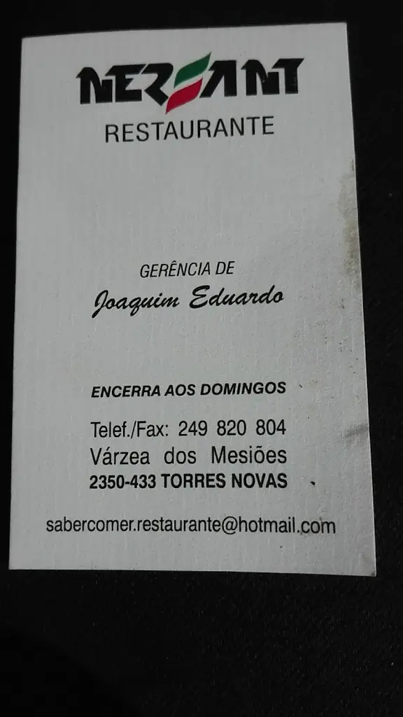 Menu_Restaurante Nersant_Torres Novas_immagine_2