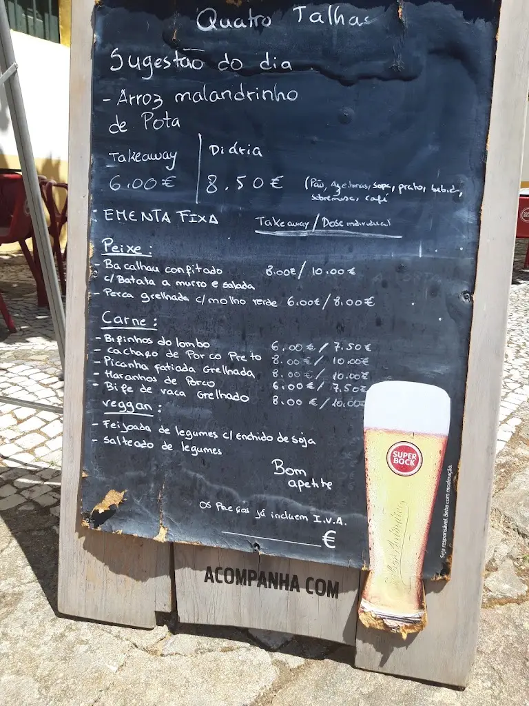 Menu_Quatro Talhas_Sardoal_image_1