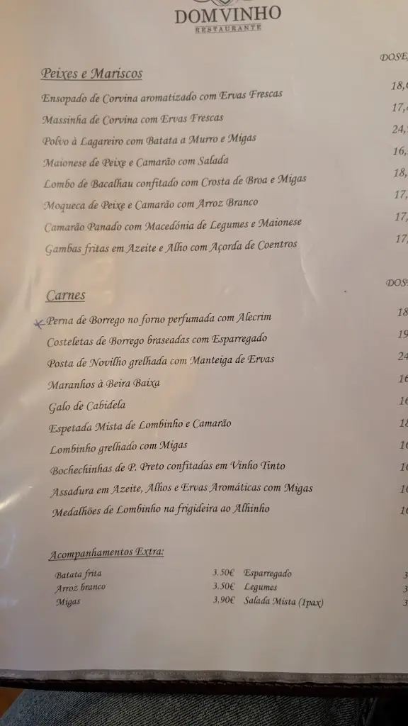 Menu_Restaurante Dom Vinho_Sardoal_imagen_1