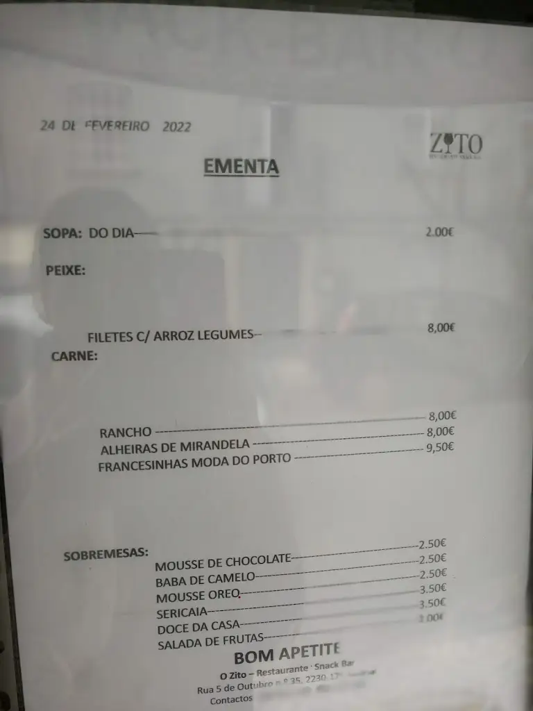 Menu_Restaurante Snack Bar 