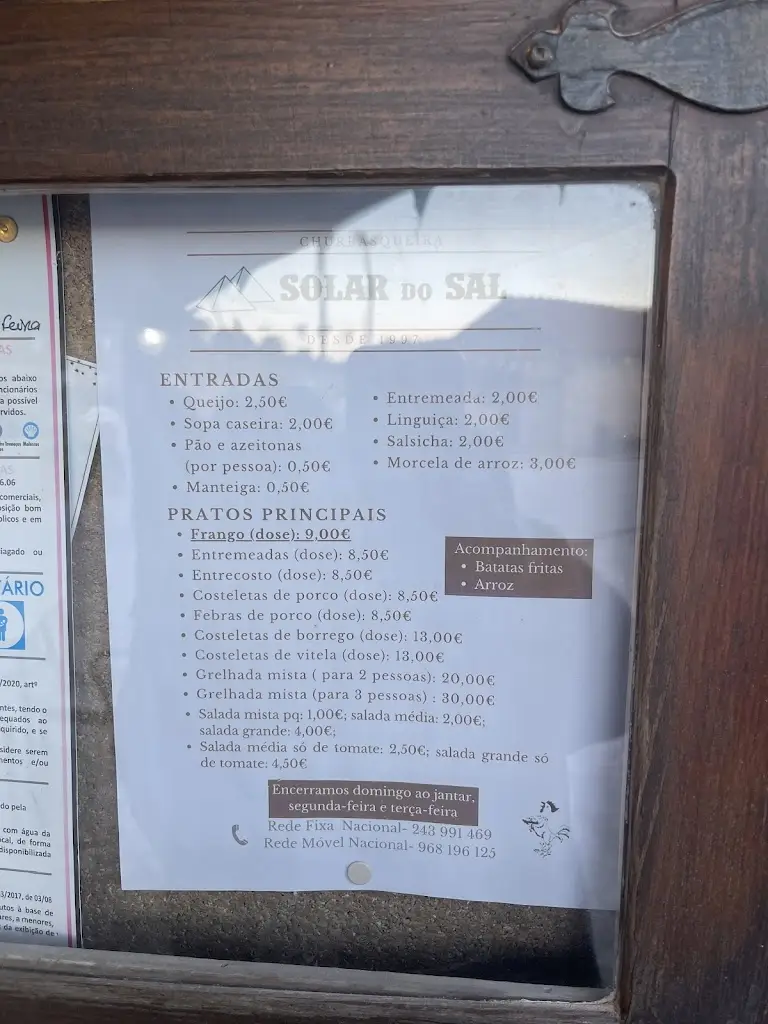 Menu_Restaurante Churrasqueira Solar do Sal_Rio Maior_imagen_2