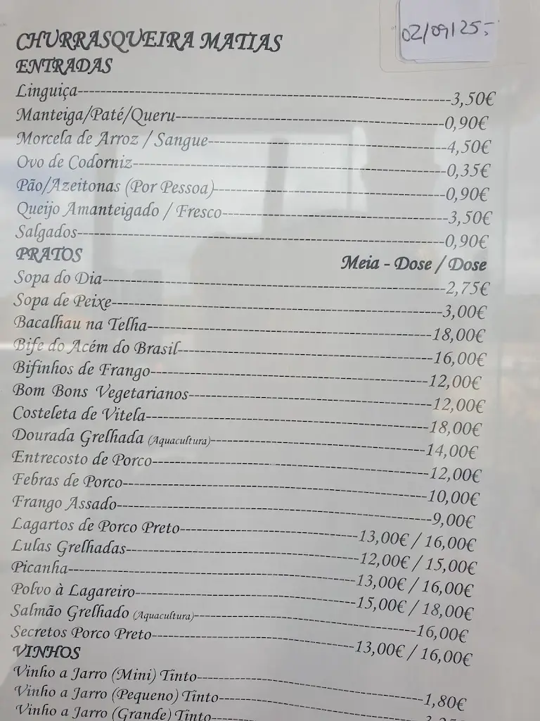 Menu_Restaurante Churrasqueira Matias_Rio Maior_immagine_1