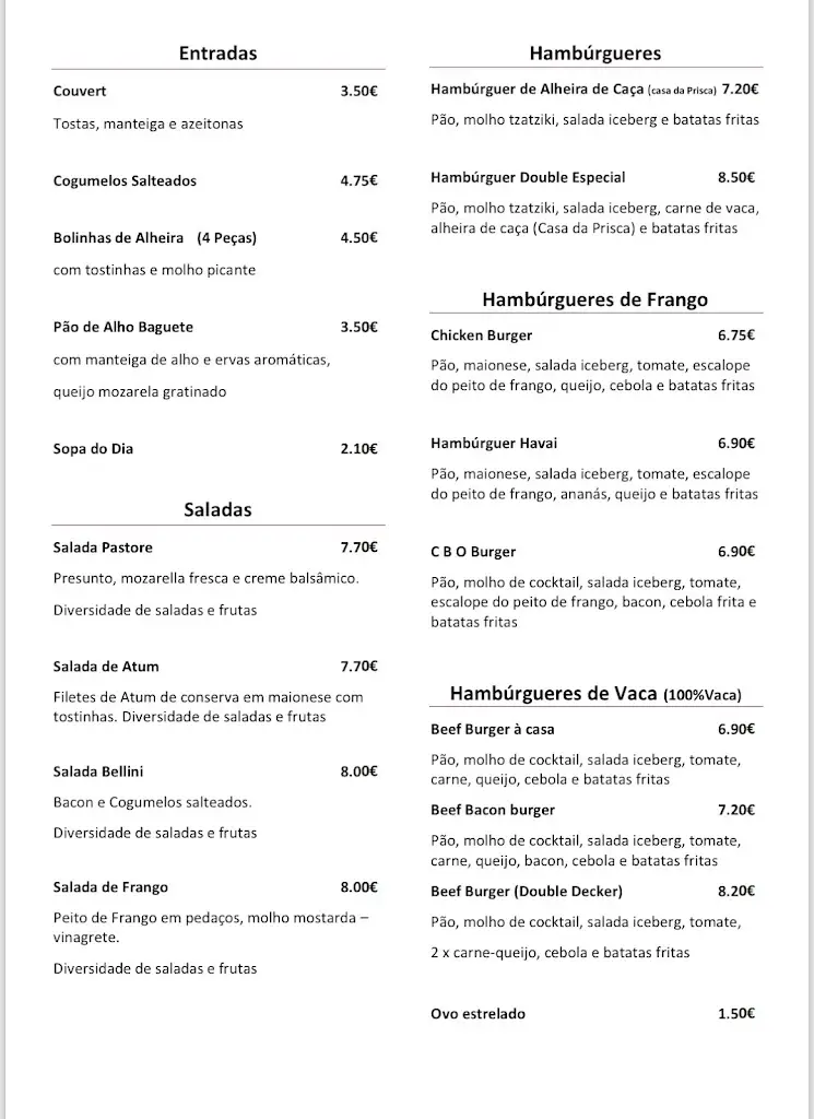 Menu_BISTRO BELLINI_Rio Maior_image_1