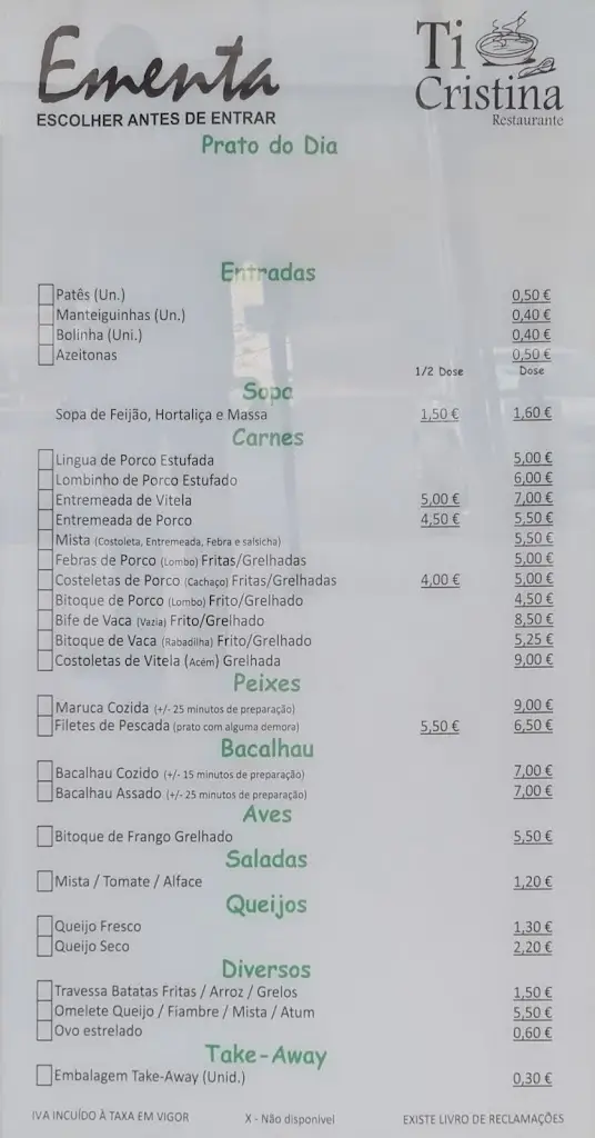 Menu_Ti-Cristina_Rio Maior_imagen_1