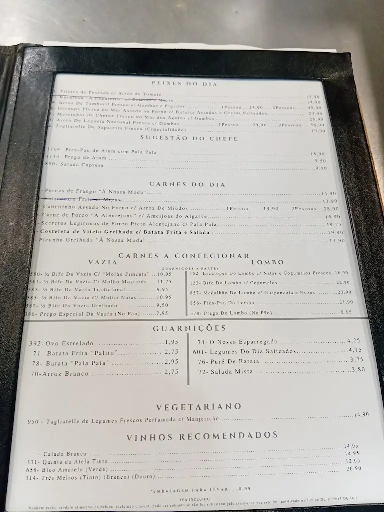 Menu_A Torre_Samora Correia_immagine_2
